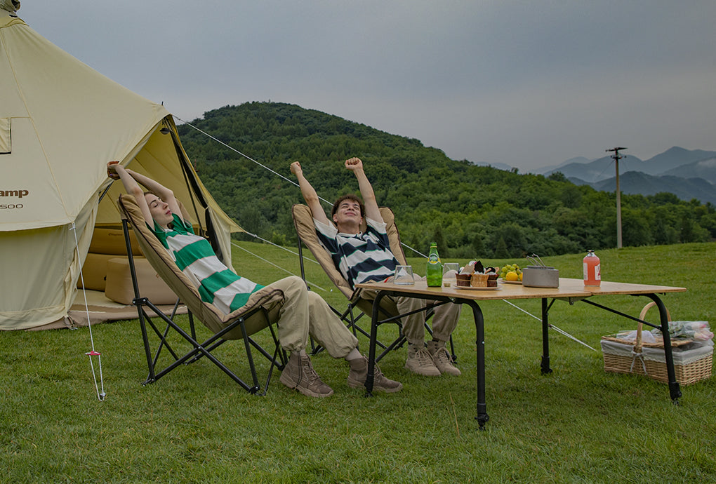 Camphor Designs Heavy Duty Portable Folding Camping Chair for