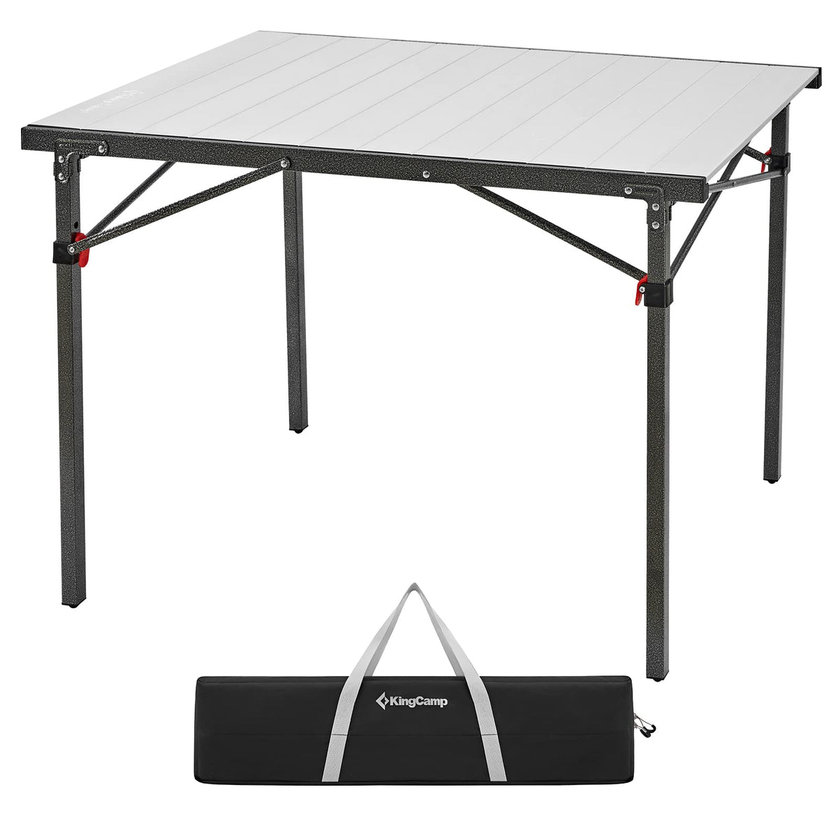 Table De Camping Pliante En Aluminium Table Carrée Roll Up Top 4 Personnes  Table De Jardin Compacte Avec Sac De Tr[H98] - Cdiscount Sport