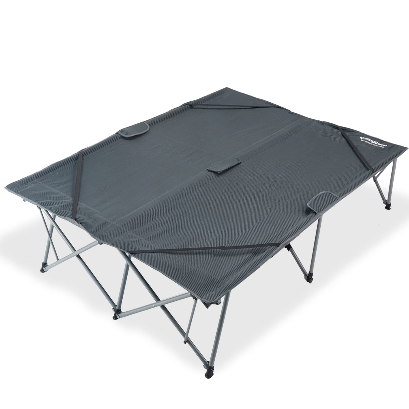 KingCamp Luxury Double Folding Camping Cot Comfortable Camping for Two