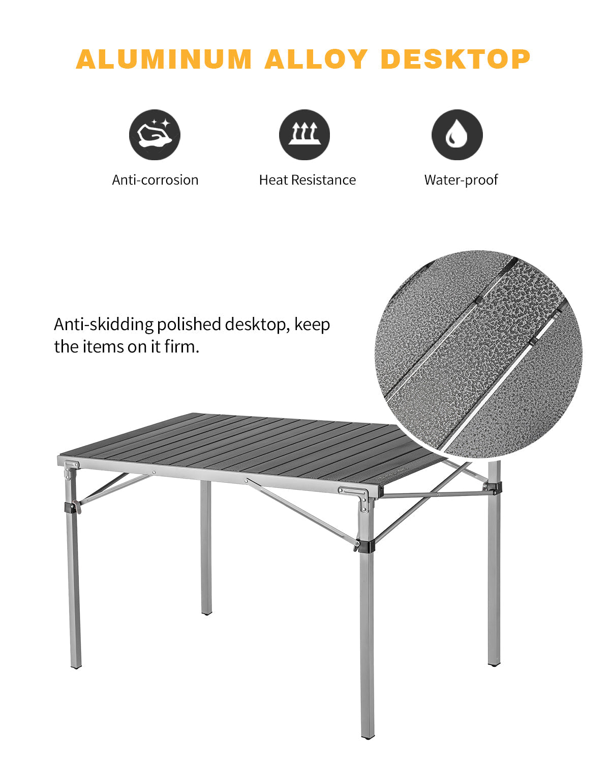 ALUMINIUM CAMP TABLE - Ironman Chairs & Tables