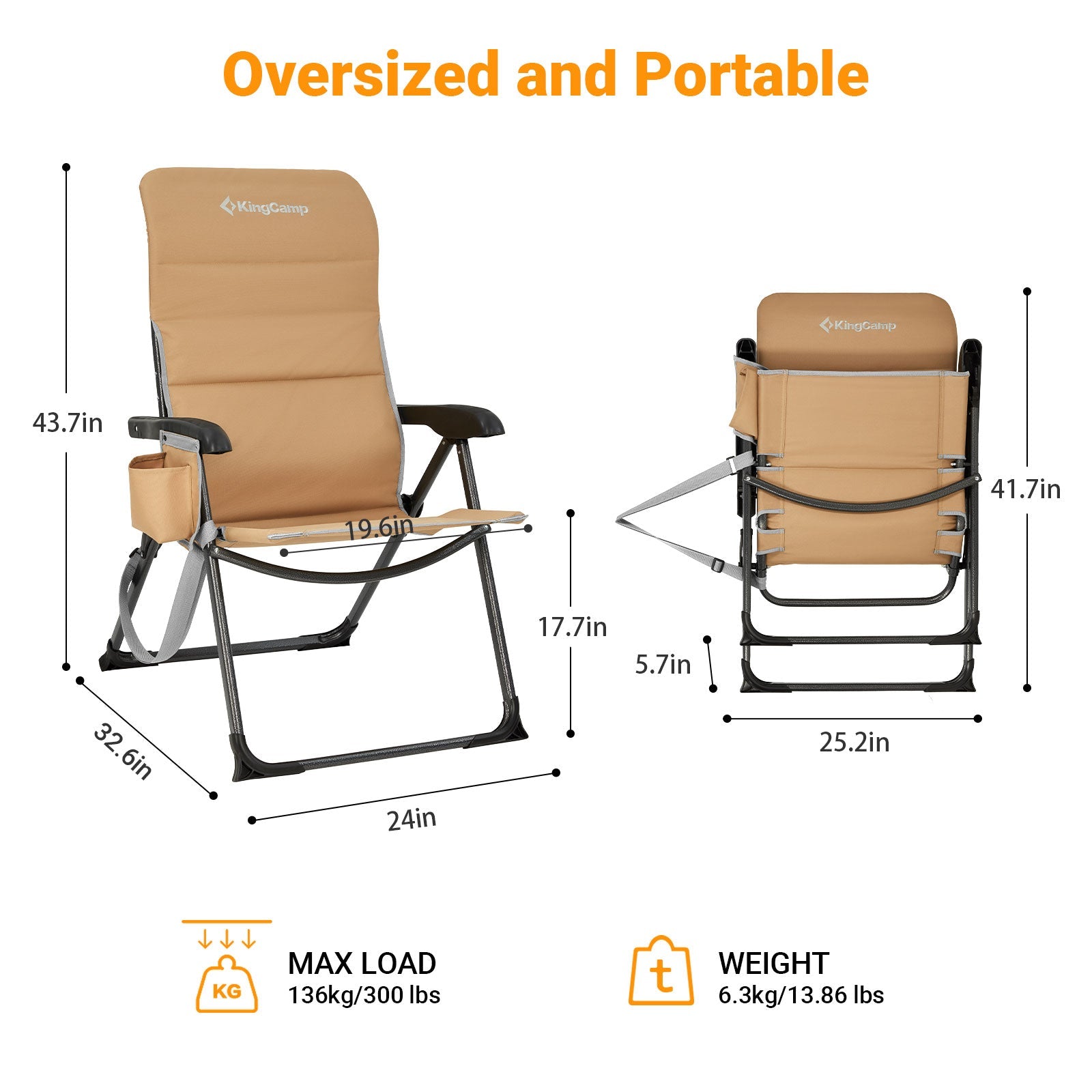 Ergonomic camping chair sale