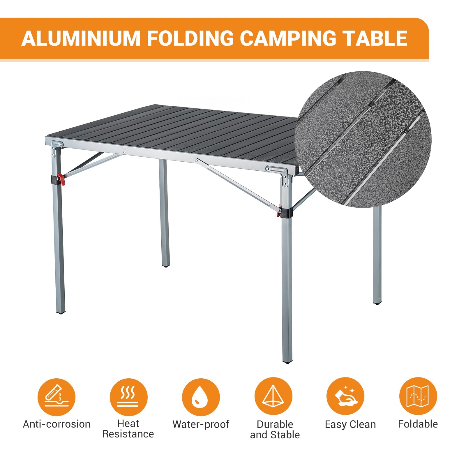 ALUMINIUM CAMP TABLE - Ironman Chairs & Tables